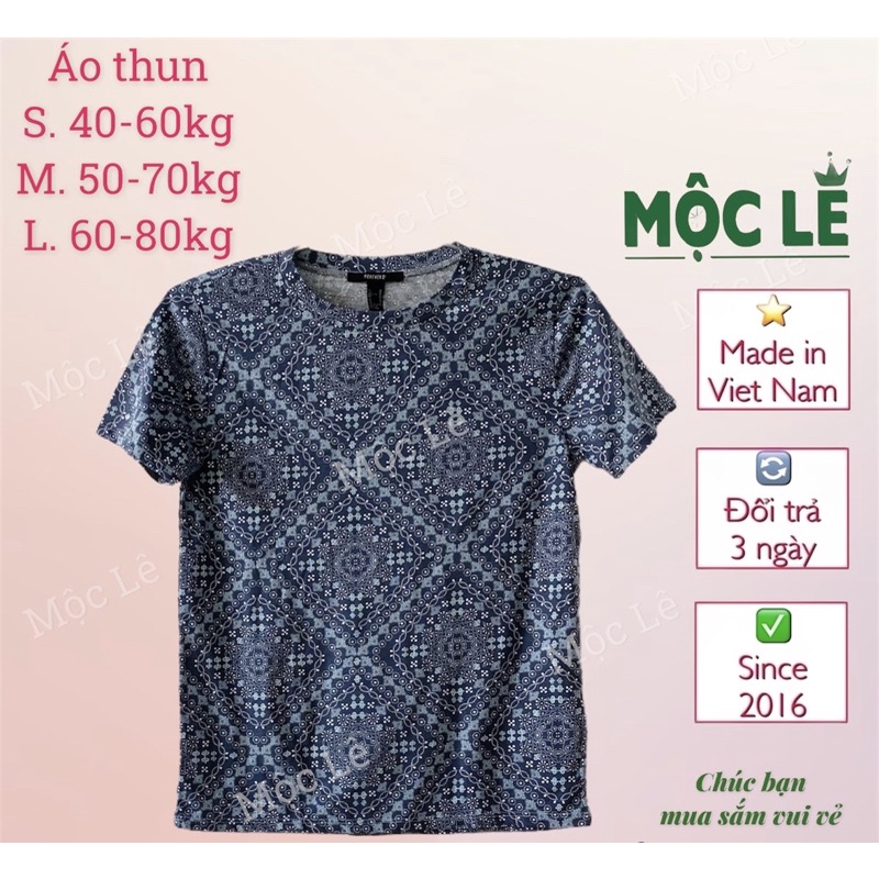 Áo thun phông nữ F21 vnxk mỏng mát hoạ tiết boho