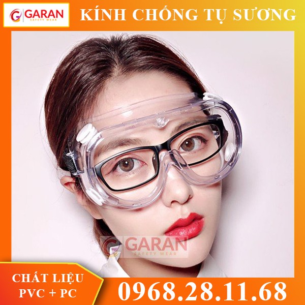 Kính Chống Hóa Chất Chống Tụ Sương, Chống Văng Bắn, Chống Bụi