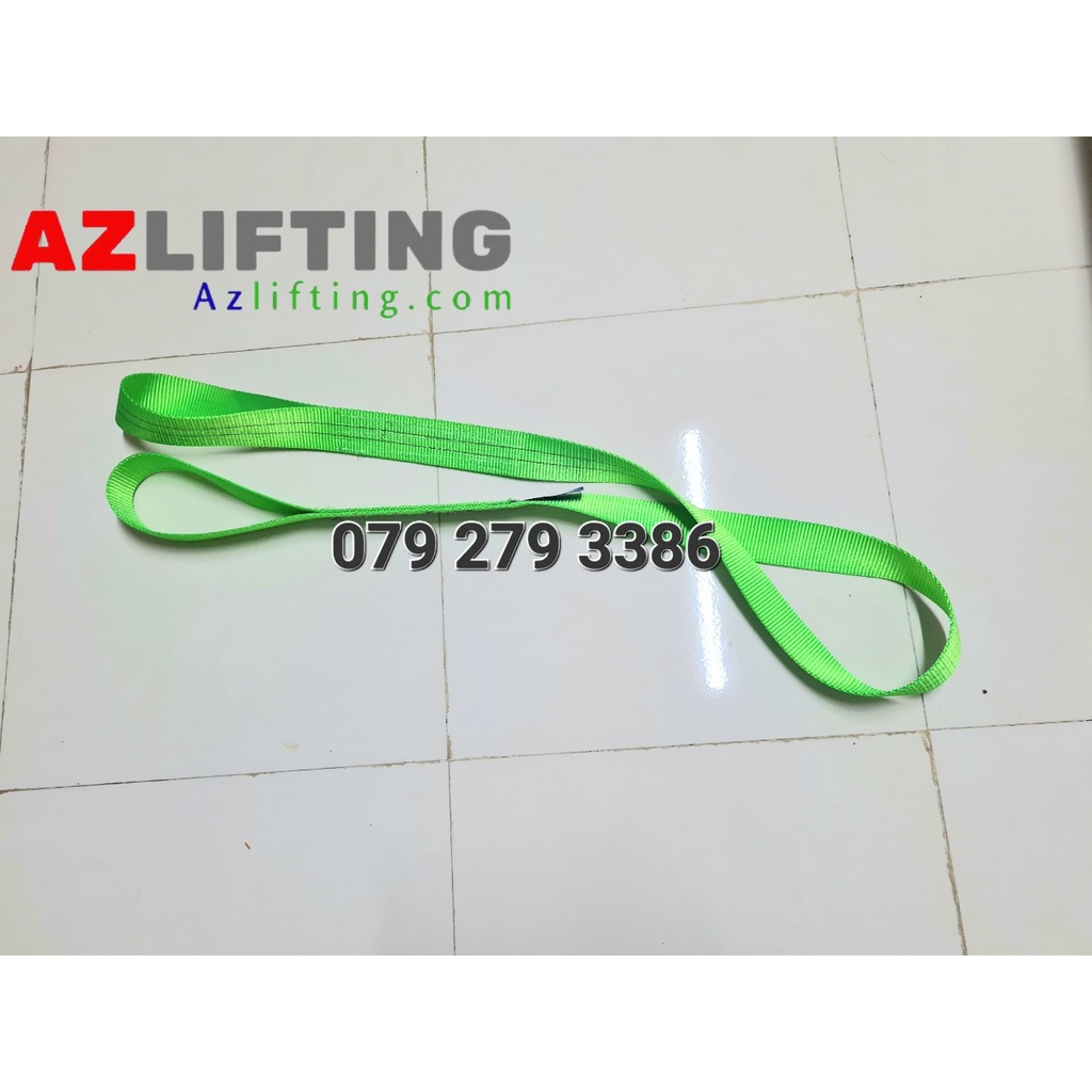 Dây cẩu hàng hai đầu mắt bản 50mm tải 1 tấn dày 3mm