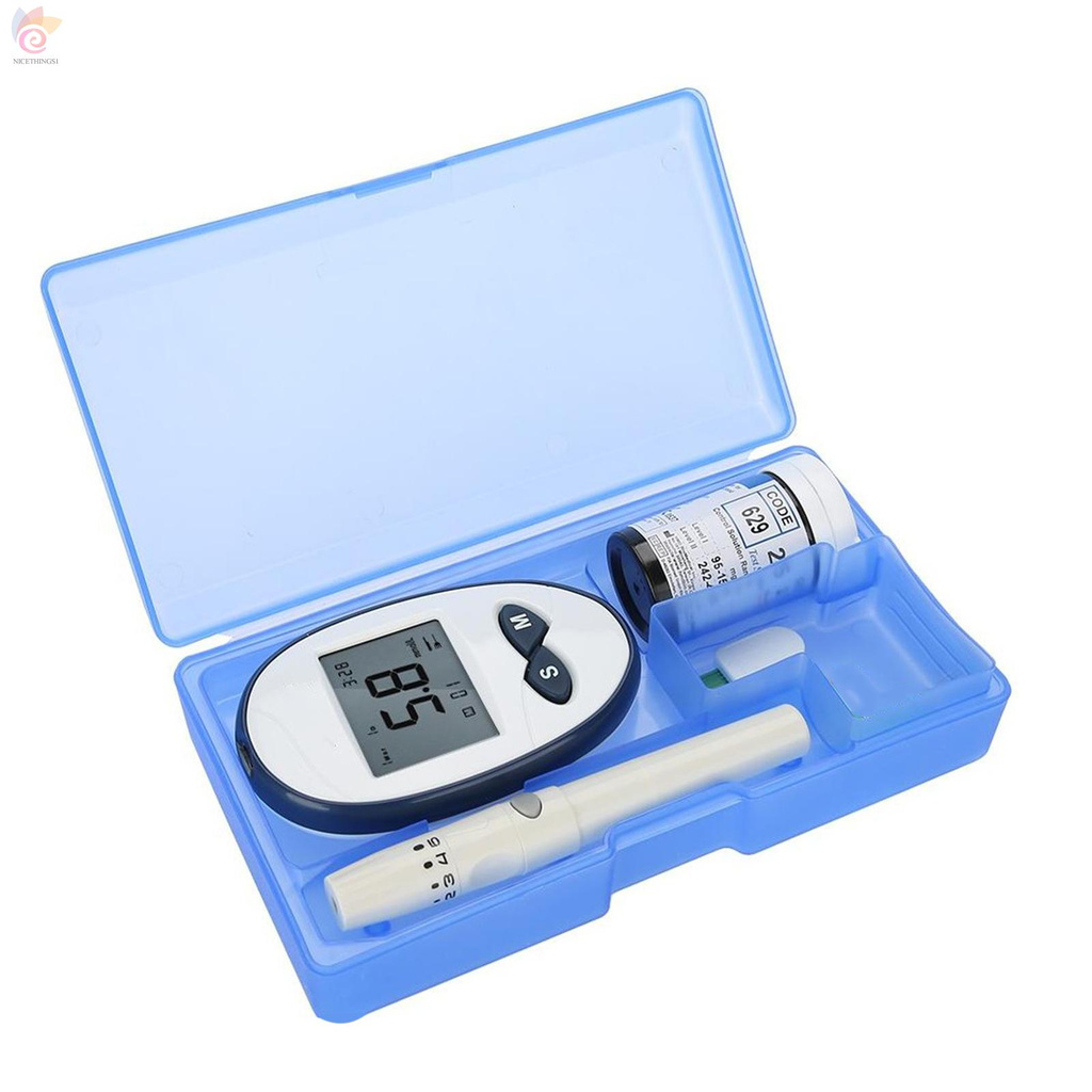 ET Blood Sugar Test Kit, Diabetes Blood Glucose Meter Monitor Kit with 50 Test Strips and 50 Lancets,MgL/DL