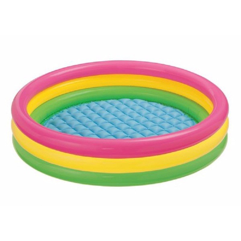 bể bơi 3 màu cho bé đường kính 86cm cao 35 cm