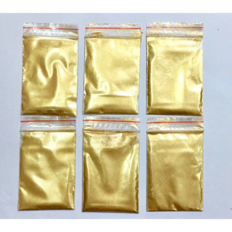Bột nhũ Metallic Gold dùng để làm slime