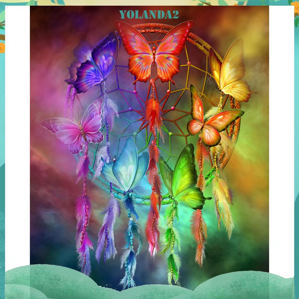 Tranh Thêu Chữ Thập Toàn Bộ 11CT Hình Hoa Chuông Gió