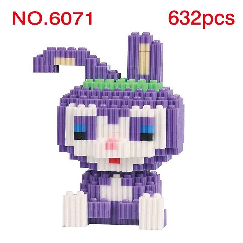 MÔ HÌNH LẮP RÁP 3D MINI HOẠT HÌNH ĐÁNG YÊU CHO BÉ - ĐỒ CHƠI XÉP HÌNH 3D CHO BÉ