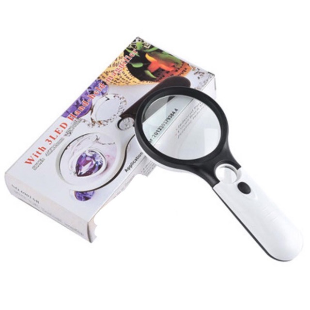 Kính lúp 6902A B có đèn led