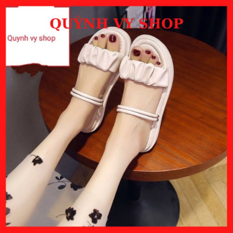 Dép lê nữ 2 kiểu đeo Free ship. sandal nữ đế 2cm mã 56
