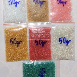 CƯỜM TẤM TRONG NHIỀU MÀU SẮC ĐẸP, 7000 HẠT KHOẢNG 50GR