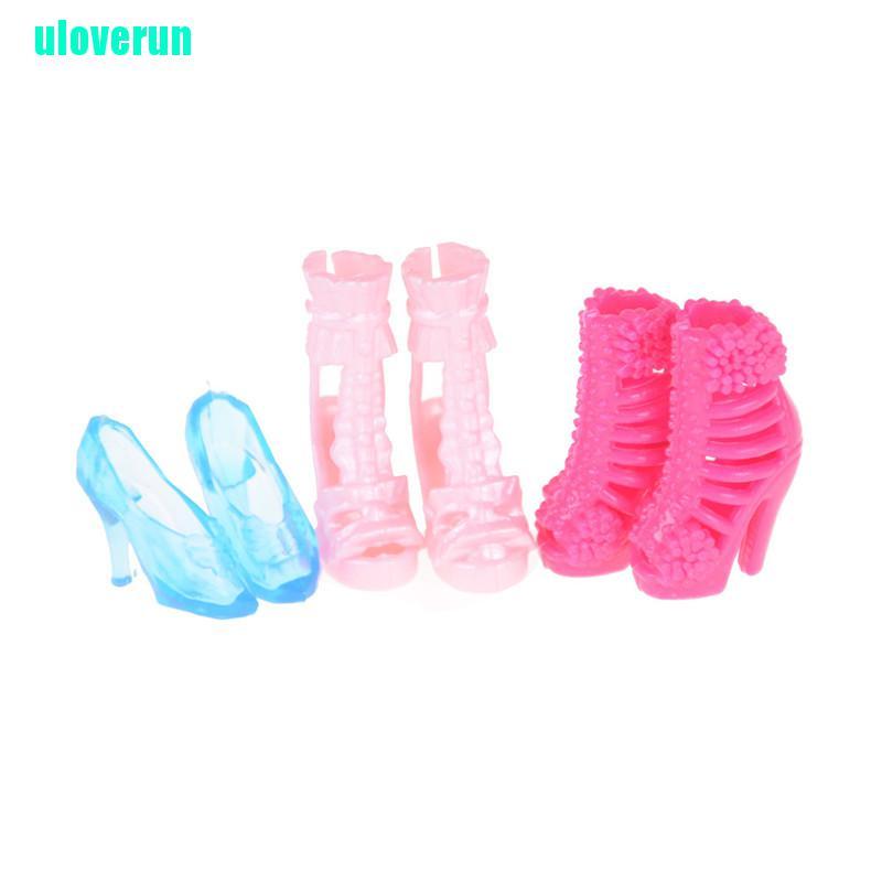 Set 12 Đôi Giày Thời Trang Cho Búp Bê 11 ''