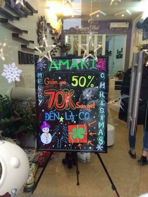 Bảng huỳnh quang - bảng led viết tay loại 1 đế sắt | BigBuy360 - bigbuy360.vn