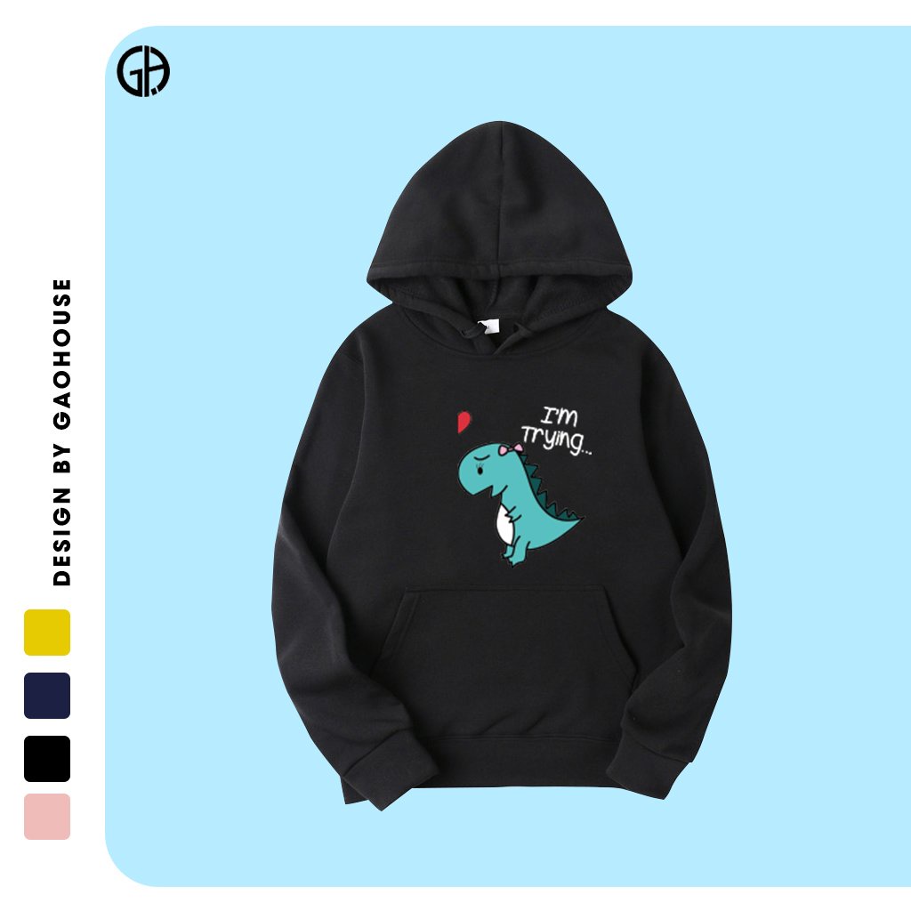 Áo Hoodie/Sweater Unisex Gạo House Khủng Long | BigBuy360 - bigbuy360.vn
