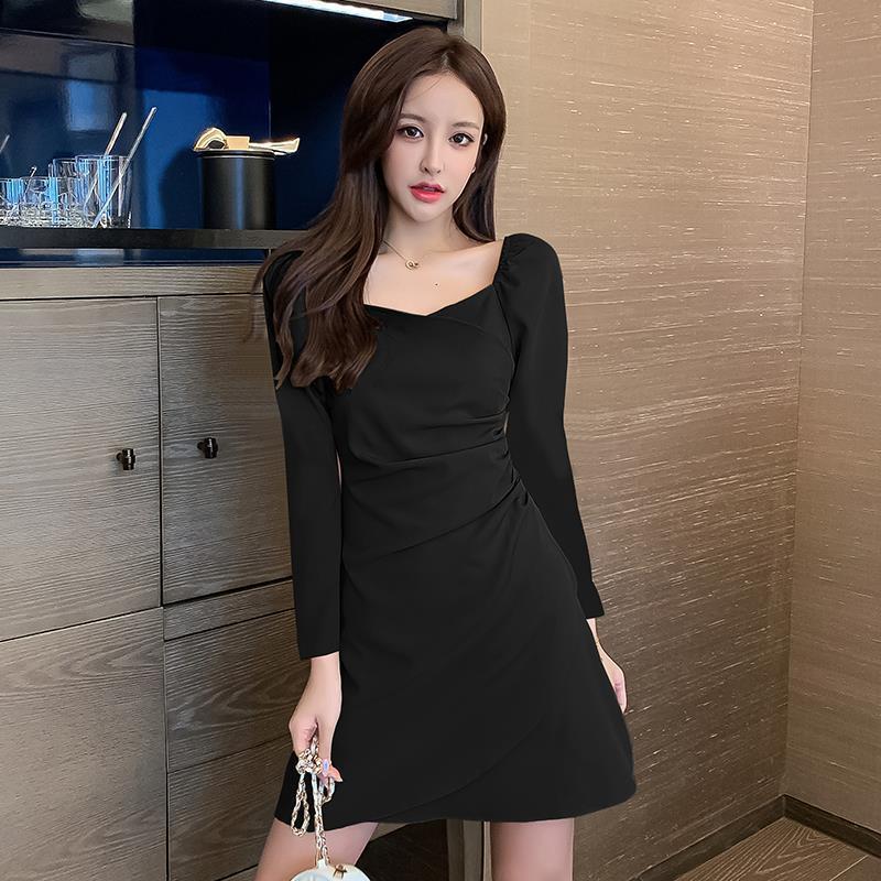 Đầm Nữ Dài Tay Cổ Chữ V Bó Sát Quyến Rũ | BigBuy360 - bigbuy360.vn