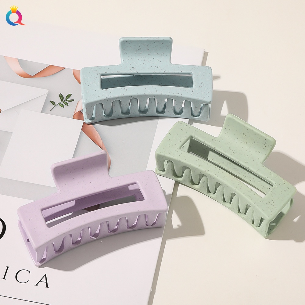 Kẹp Tóc Dạng Móng Ngựa/Hình Vuông Phong Cách Hàn Quốc Thời Trang Cho Nữ