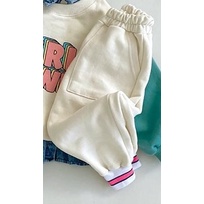 Áo sweater/ Quần thiết kế xinh xắn cho bé gái 0-2 tuổi