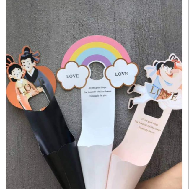 Ốc quế hình họa tiết set 10c