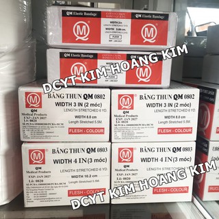 Băng thun y tế các size Quang Mậu (1 móc, 2 móc, 3 móc, 4 móc - màu da)
