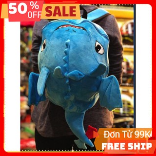 Balo rồng nhe răng cười kute vải nhung