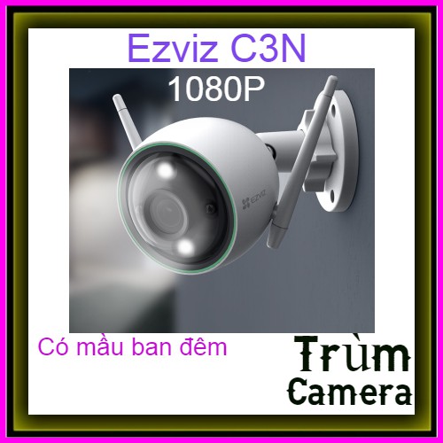 Camera EZVIZ C3N 1080P ngoài trời công nghê AI thông minh-Có mầu ban đêm | BigBuy360 - bigbuy360.vn