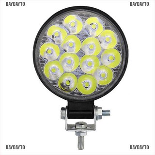 Đèn led tròn 14 bóng công suất 42W cho xe tải/xe SUV/ATV