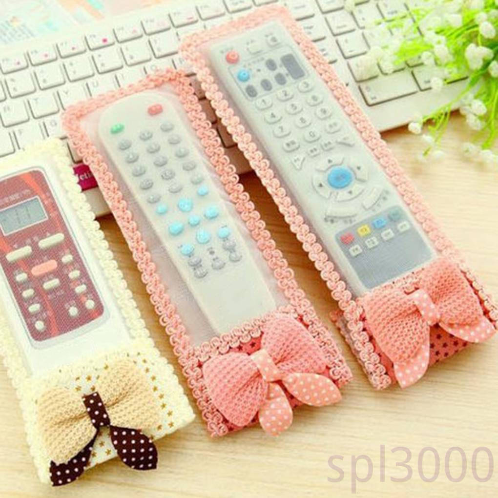 Vỏ Bảo Vệ Chống Bụi Dành Cho Điều Khiển Tv / Máy Lạnh Phối Ren Đáng Yêu