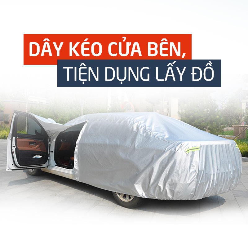 [HONDA CIVIC] Bạt vải dù phủ trùm kín bảo vệ xe honda civic chất liệu vải dù oxford cao cấp , áo trùm, bạt phủ xe 7 chỗ