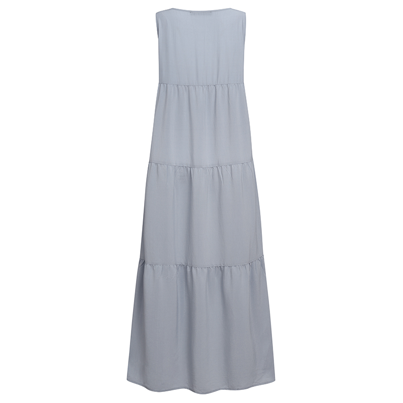 Đầm Maxi ZANZEA Không Tay Thời Trang Dành Cho Nữ