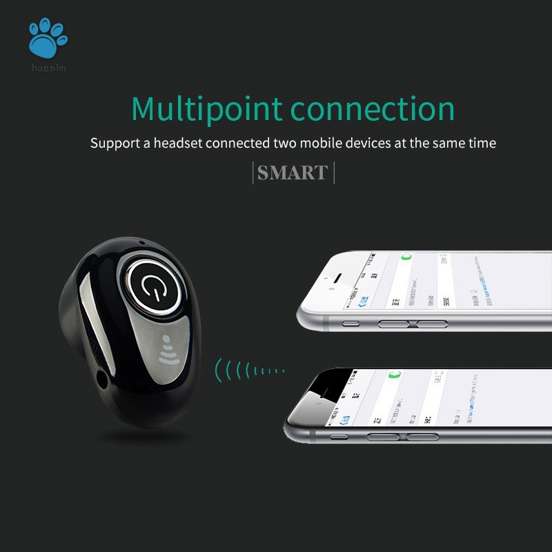 HP Wireless Mini Earphone Bluetooth Headset Stereo Earbuds Headphone for iPhone Samsung Xiaomi HTC LG