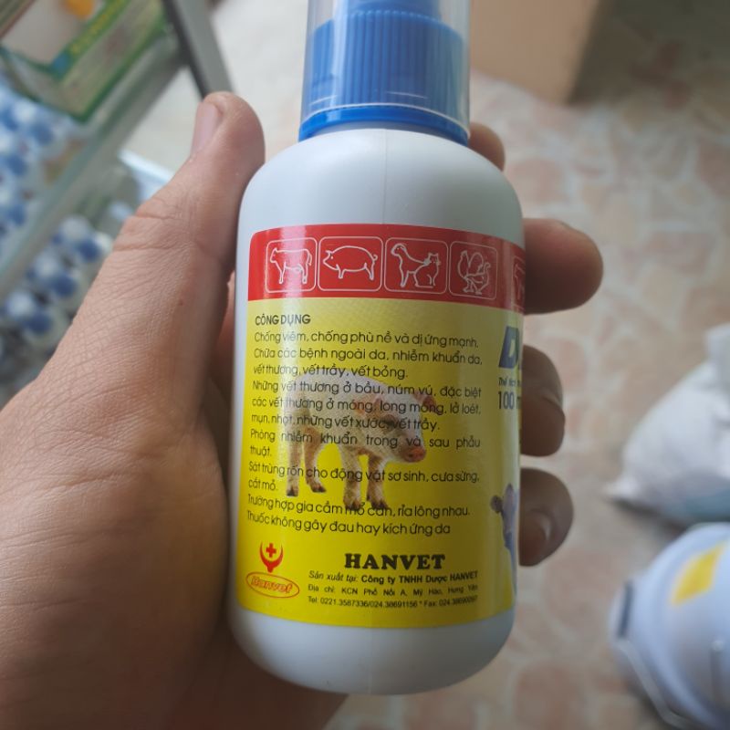 Derma spray - dung dịch sát trùng 100ml
