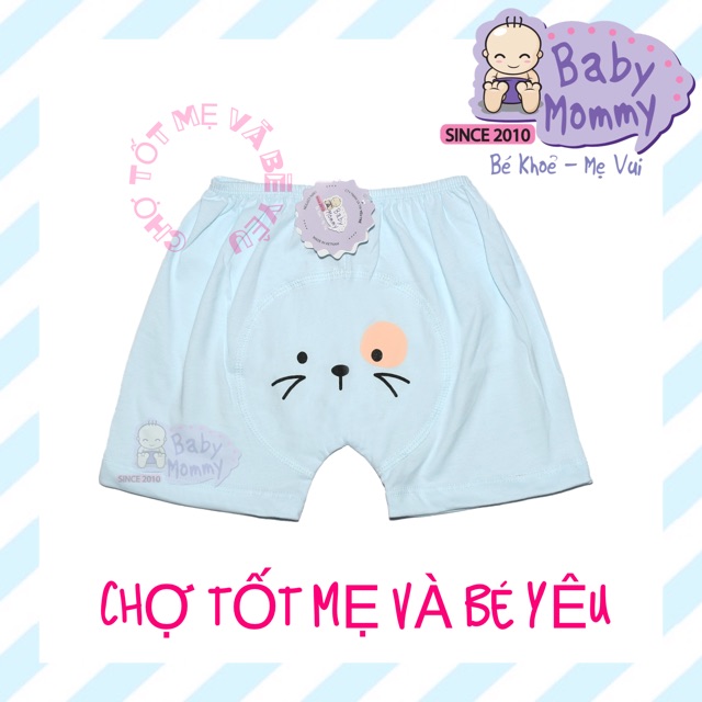 [CHẤT ĐẸP] Quần Đùi Cho Bé, Quần Ngắn Cotton Bé Trai Bé Gái Sơ Sinh Hình Thú (quần sơ sinh-12kg)