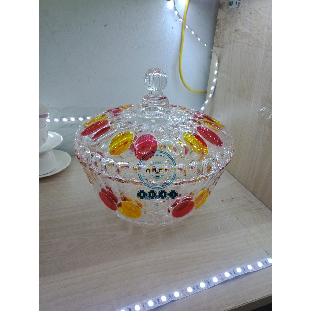 Bát thủy tinh, tô thủy tinh kèm nắp thủy tinh