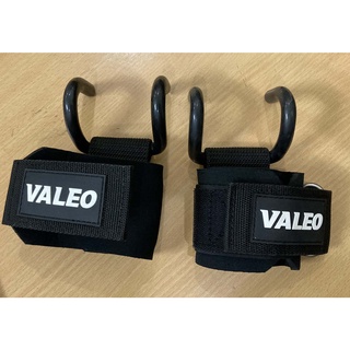 : Dây quấn cổ tay có móc nâng tạ Aolikes Chính hãng VALEO - Hỗ trợ kéo xà, tập lưng