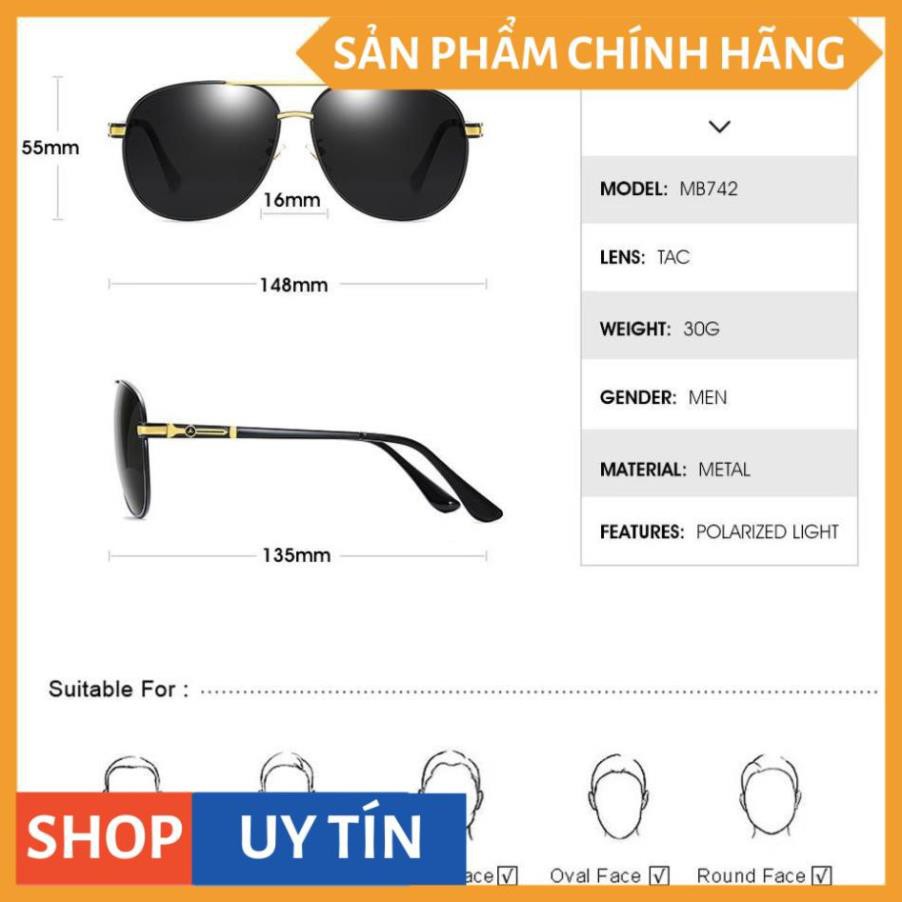 ❌FULLBOX HÃNG❌KÍNH MÁT ITALIA CAO CẤP CỰC MEN M2 GỌNG ĐEN TRÒNG POLARIZED UV400 CHÓNG CHÓI HOT TREND | BigBuy360 - bigbuy360.vn