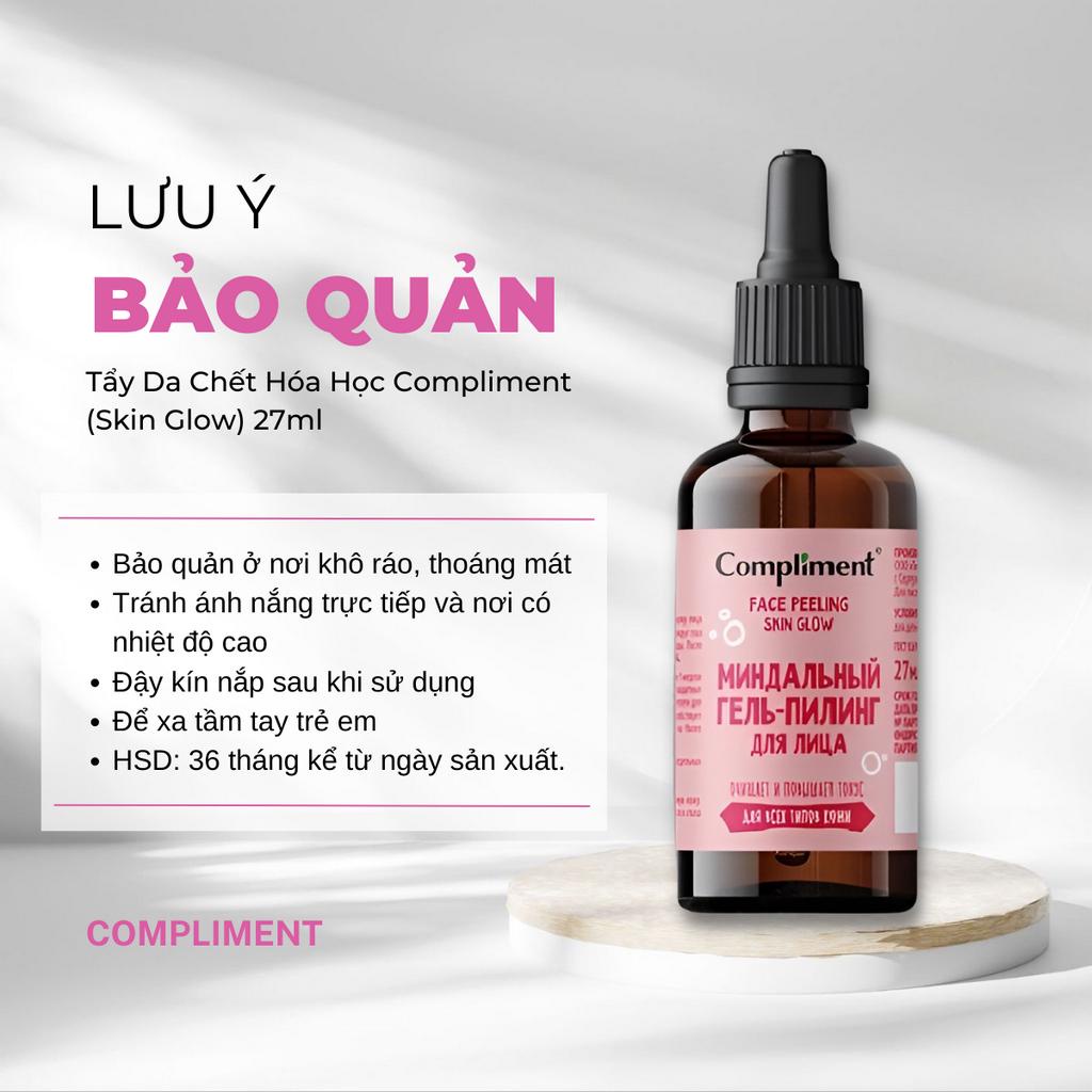 Tẩy Da Chết Hoá Học Peel Da Compliment Skin Glow Làm Sáng Và Căng Bóng Da 27ml