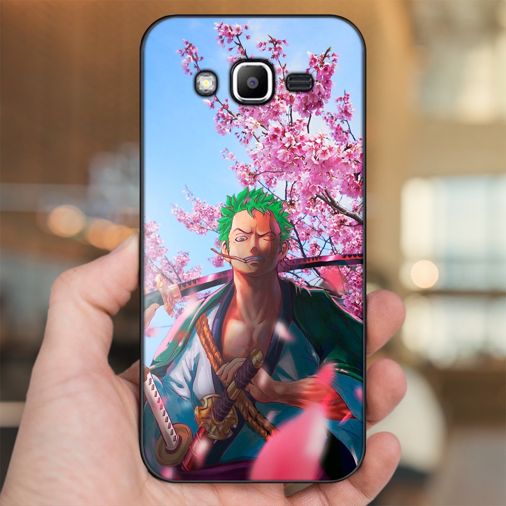 Ốp lưng Samsung J2 Prime, J3 2016, J5 2015 viền đen in hình Zoro One Piece