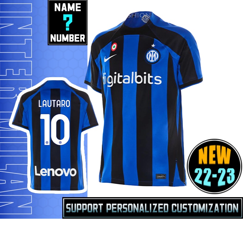 Áo Thun Số 22-23 Đội Tuyển Inter Milan Size s-2xl