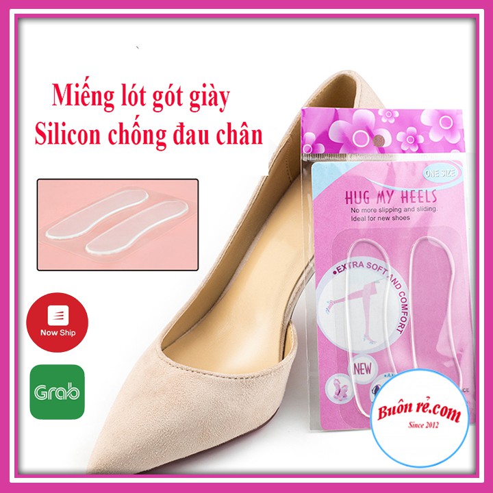 Miếng lót gót giày silicon cao cấp chống đau chân 00064 _ Buonrecom