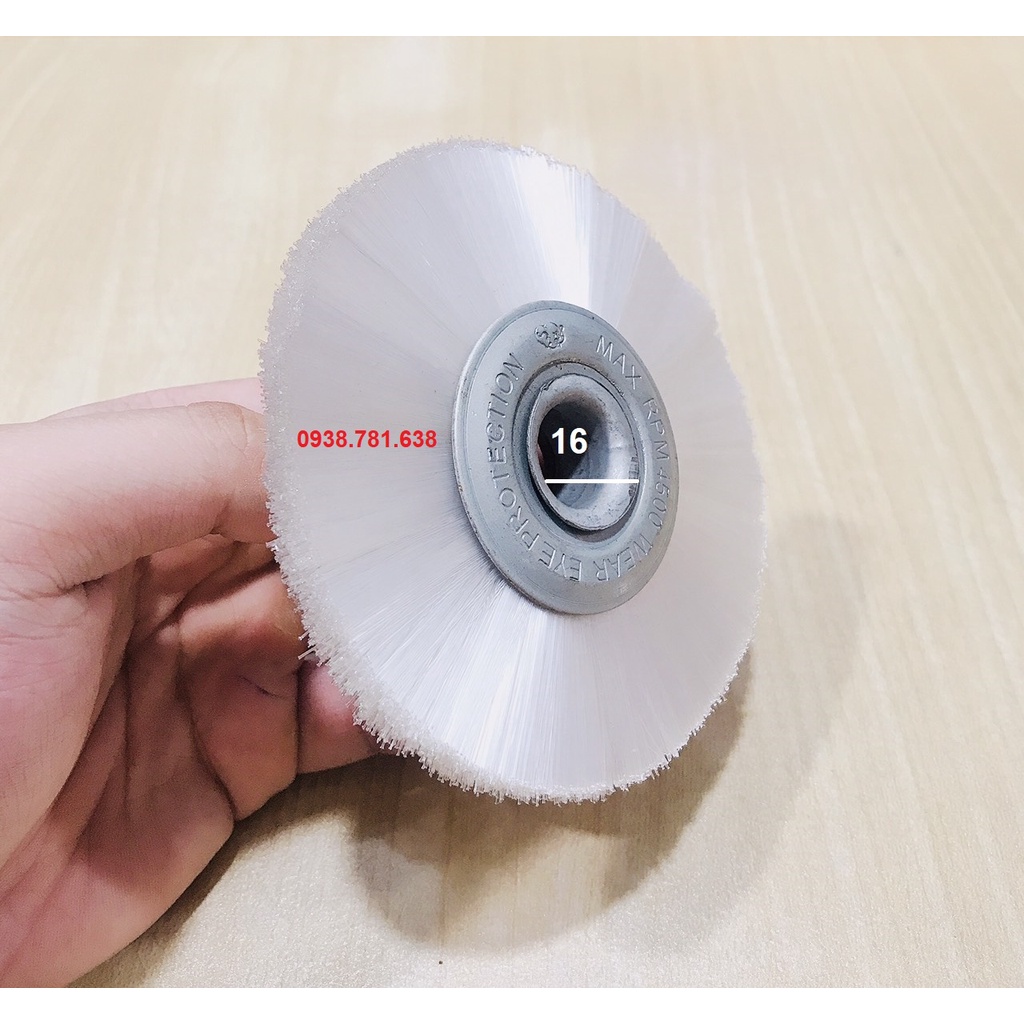 Bánh Cước Nylong Trắng 100X16X16