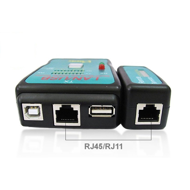 Bộ test cáp mạng CT-168 TẶNG KÈM PIN 9V (Loại tốt) | BigBuy360 - bigbuy360.vn