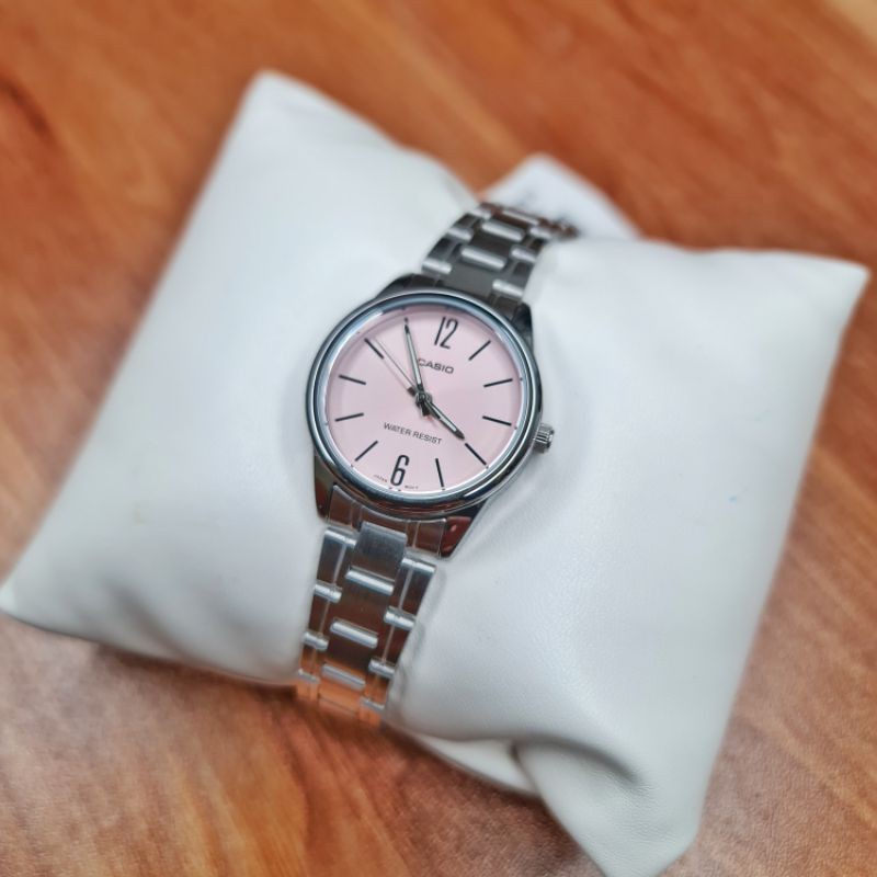 Đồng hồ Nữ Casio LTP-V005, đồng hồ chính hãng, dây thép không gỉ