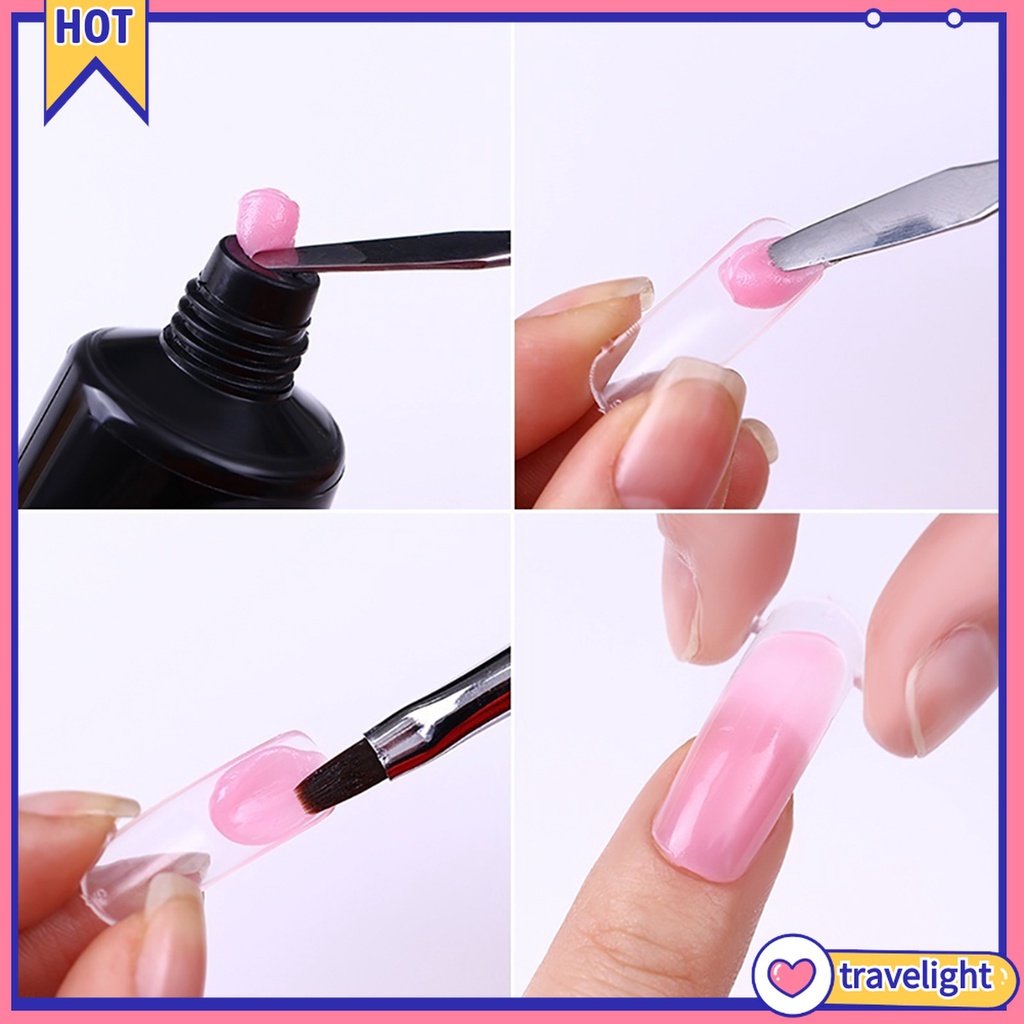 [Hàng mới về] Set 100 khuôn hỗ trợ làm móng tay giả nối dài đắp gel UV