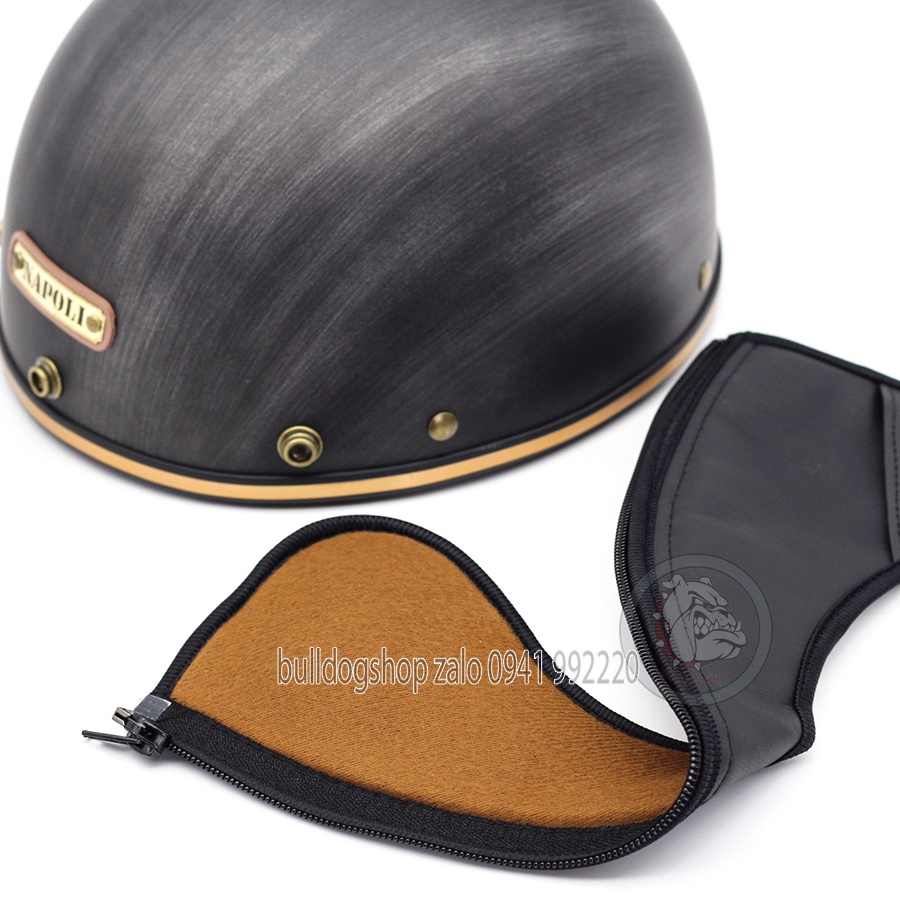 Mũ Bảo Hiểm 1/2 Đầu Haley Napoli N120 Nhiều Màu - Bulldogshop