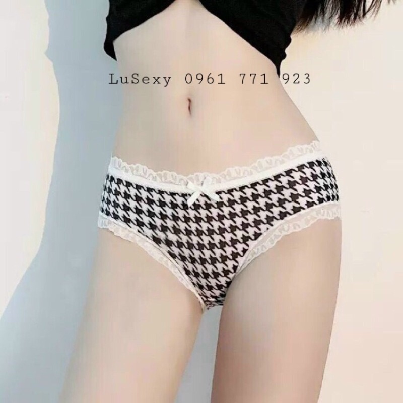 Quần lót nữ thun lạnh điều hoà mát lạnh họa tiết hoa dễ thương | BigBuy360 - bigbuy360.vn