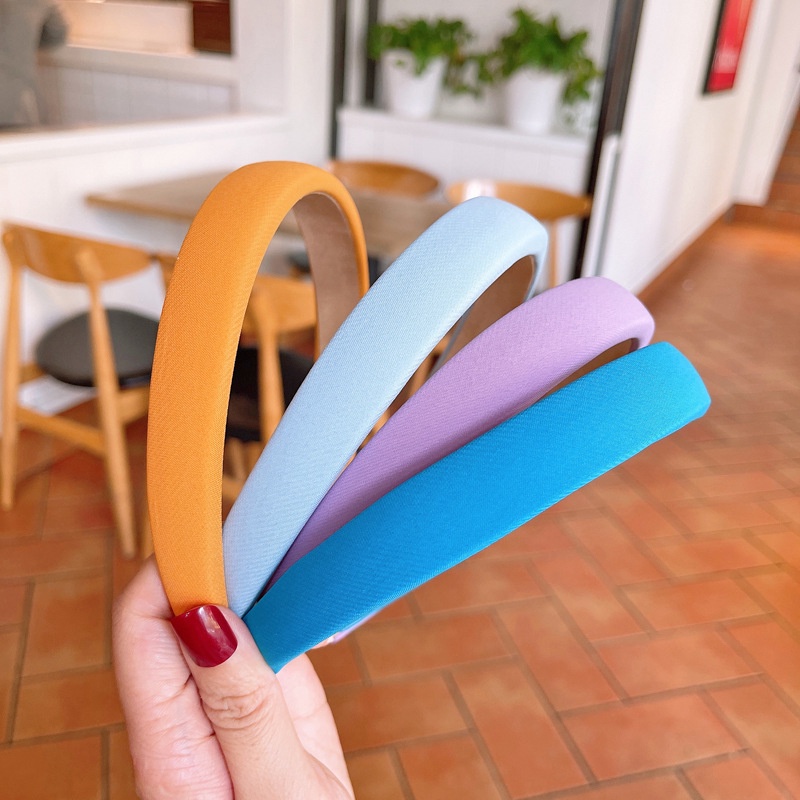 Băng Đô Cài Tóc Bằng Bọt Biển Màu Sắc Phong Cách Hàn Quốc 2022