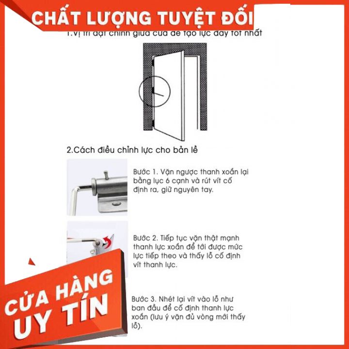 Bản Lề giúp giảm chấn Hợp Kim Kẽm, Tay đẩy cửa tiện dụng, bBền tiện dụng cho gia đình / Văn Phòng/ Khách Sạn