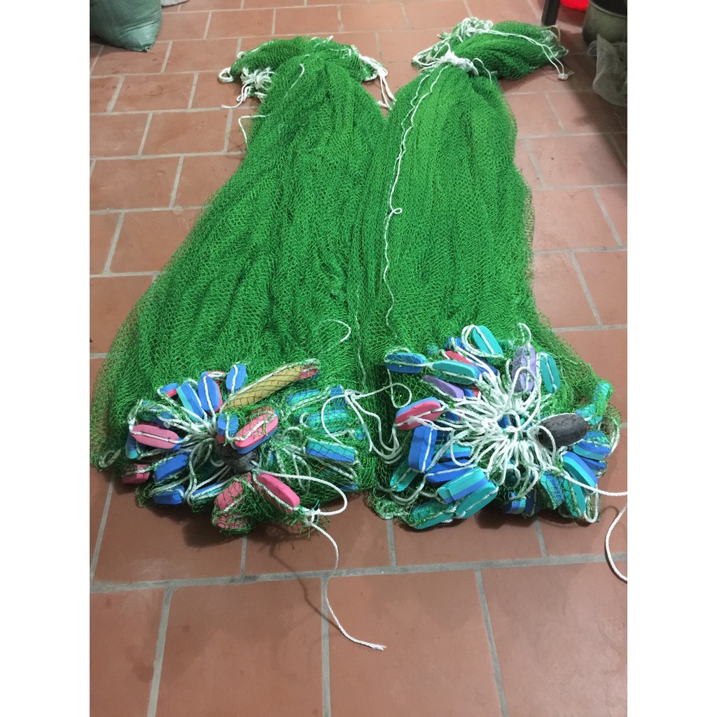 LƯỚI KÉO CÁ THỊT_VÉT CÁ_QUÉT CÁ -cao 2m dài 10m ,15m ,20m túi 5m  sợi dù 15 mắt lưới then 2