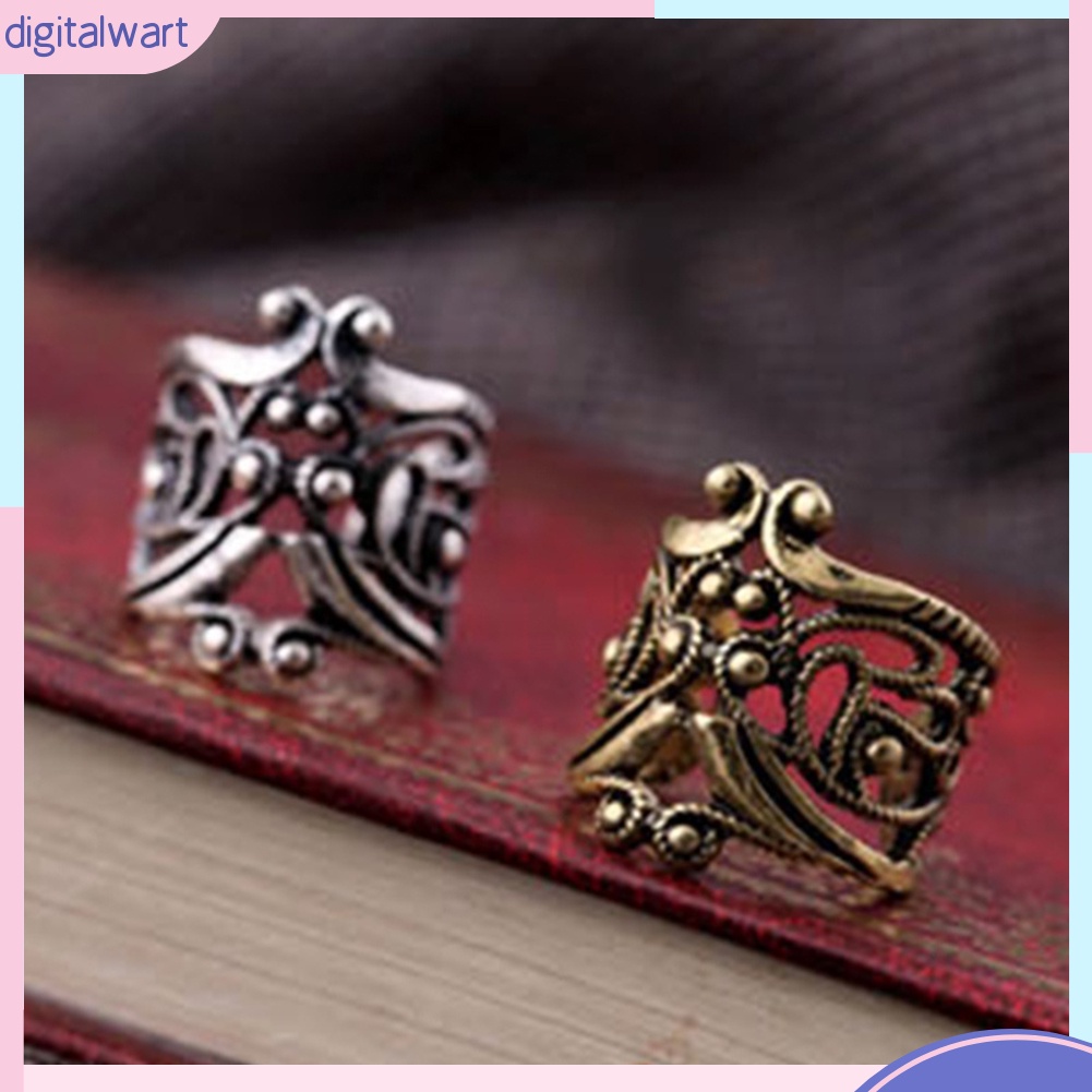 Khuyên kẹp tai hoạ tiết rỗng phong cách Vintage Punk cá tính