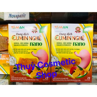 Dung dịch cumin nghệ nano hộp 20 gói ( Date 05/2023)