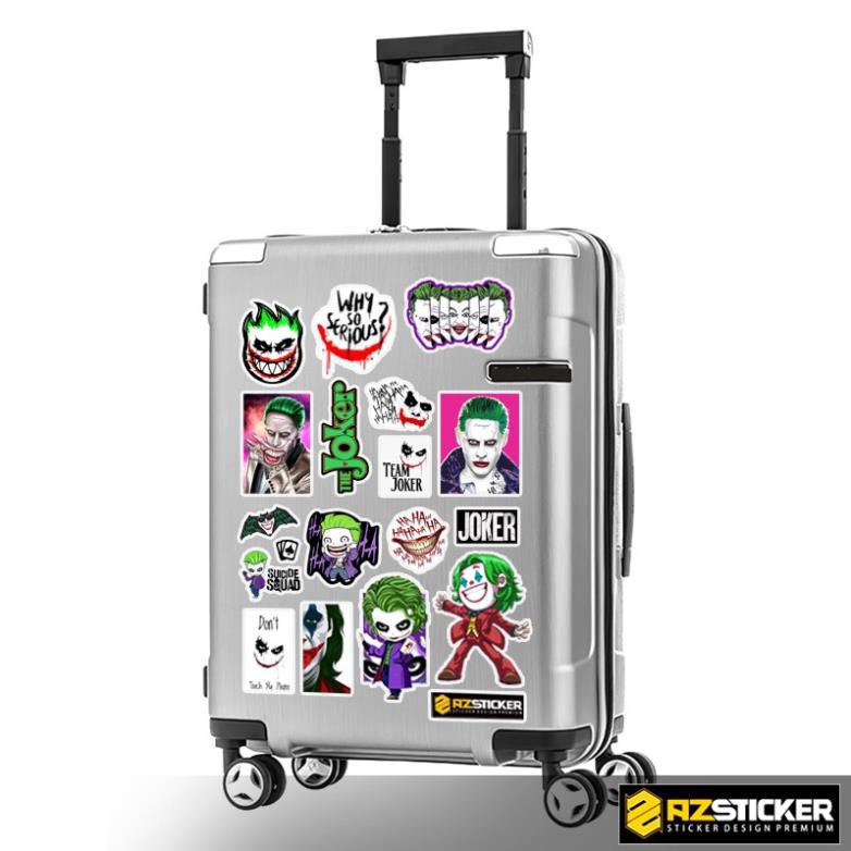 Set A4 Hình Dán Sticker Jocker STKA417 | Dán Đồ Dùng, Điện Thoại, Laptop, Thiết Bị Chất Liệu Chống Nước, Bền Màu