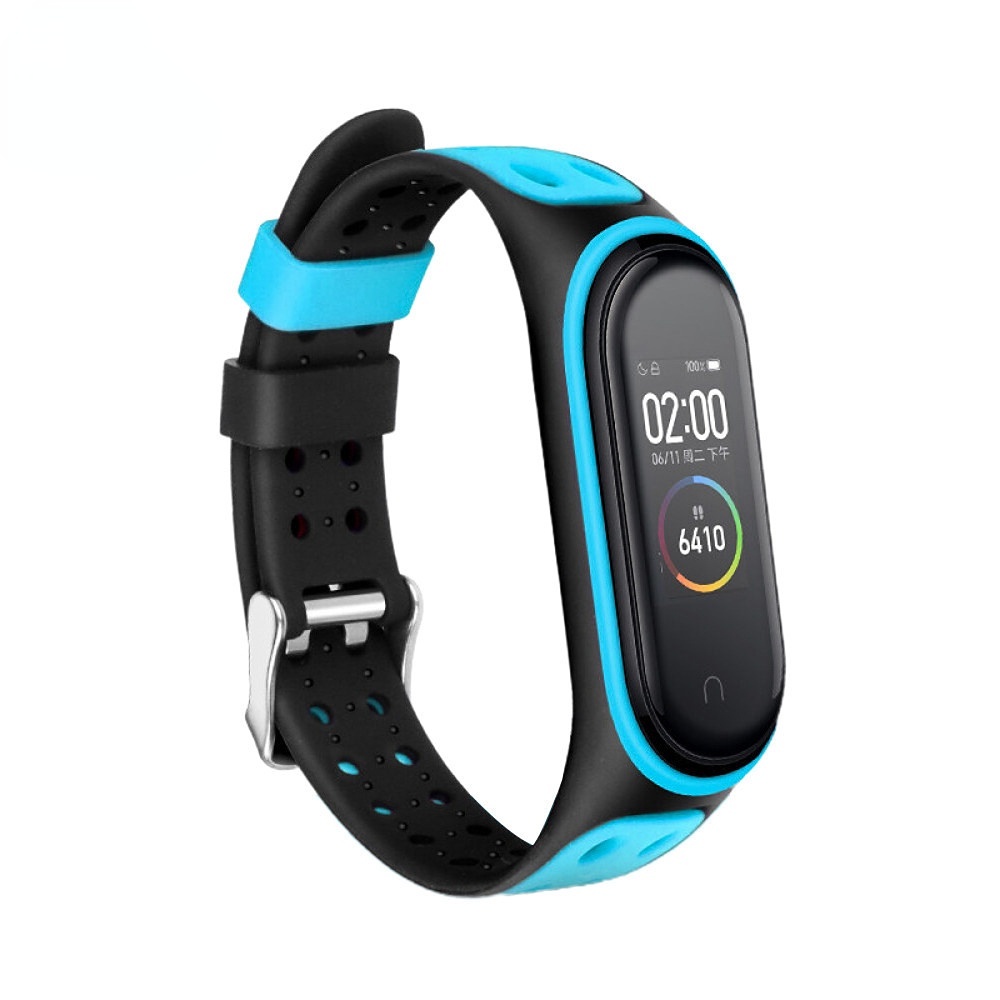 Dây Đeo Silicon Cho Đồng Hồ Thông Minh Xiaomi Mi Band 6/5 4/3