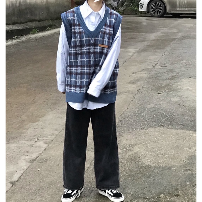 [ORDER] Áo gile họa tiết kẻ sọc phong cách Hàn Quốc 2021 (có ảnh thật ở cuối) | BigBuy360 - bigbuy360.vn