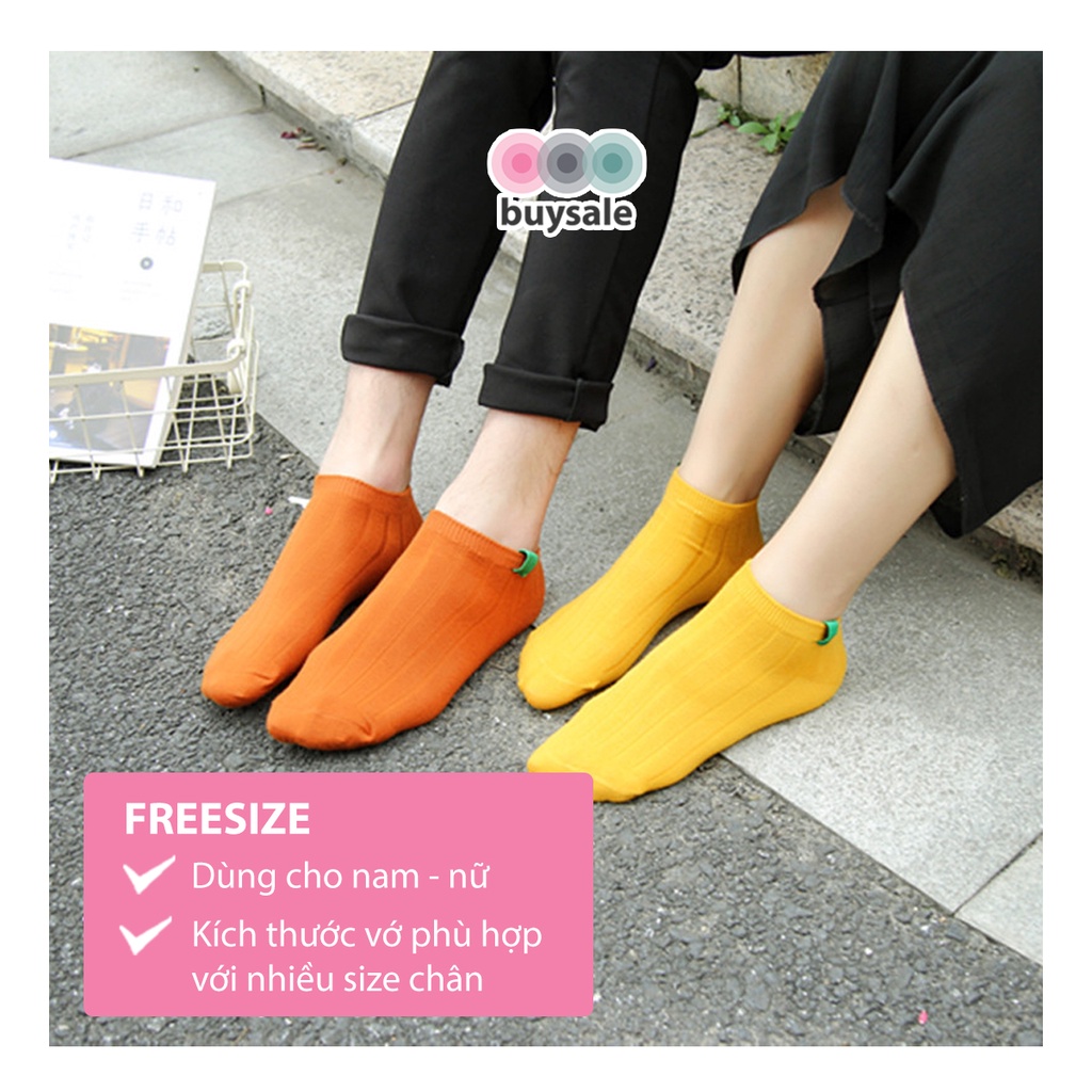 Vớ cổ ngắn unisex chất liệu thun cotton, thấm hút mồ hôi, mang phong cách năng động, dễ phối đồ - buysale - BSPK220